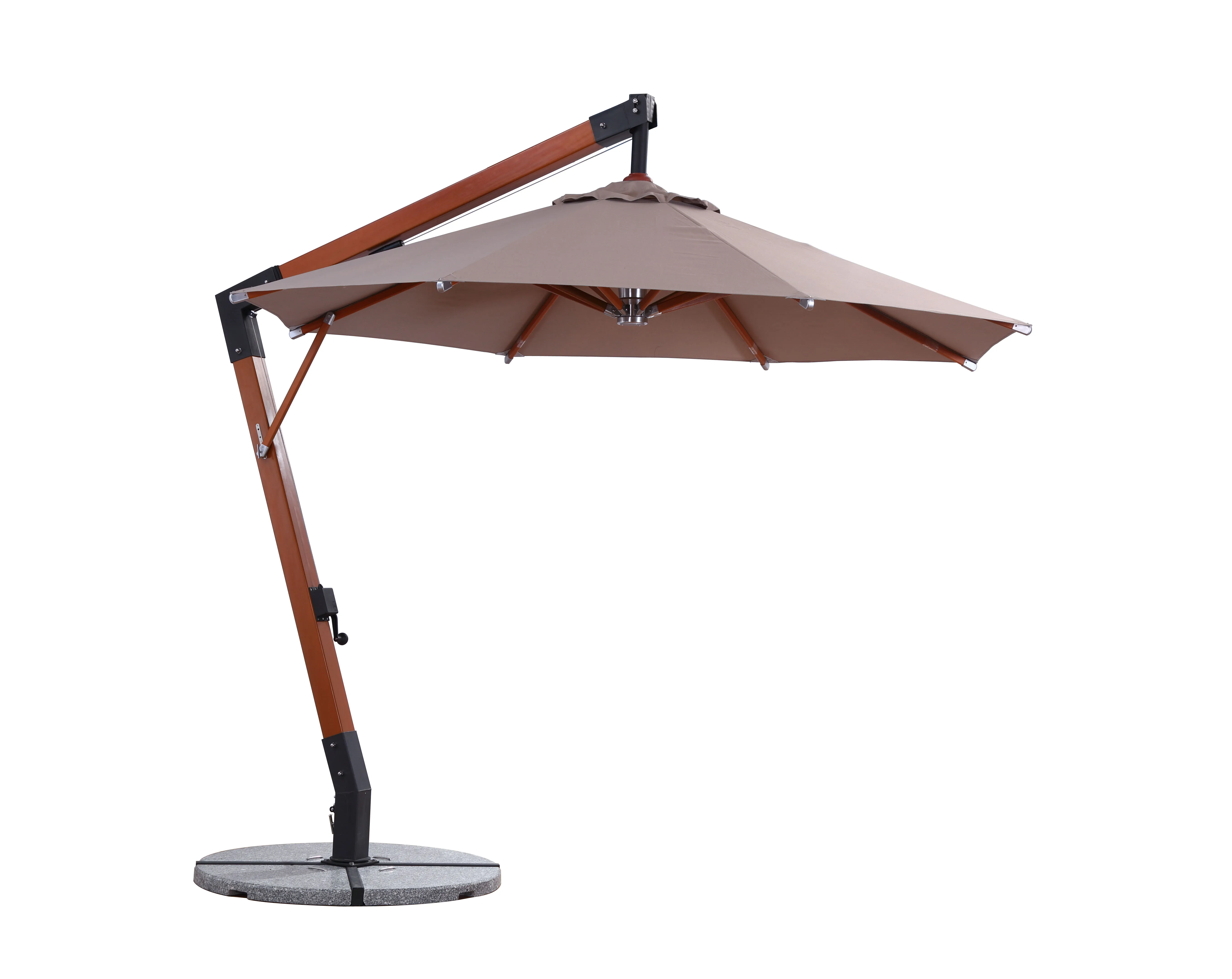 ATV&UTVGarden Wooden Hanging Umbrella Parasol