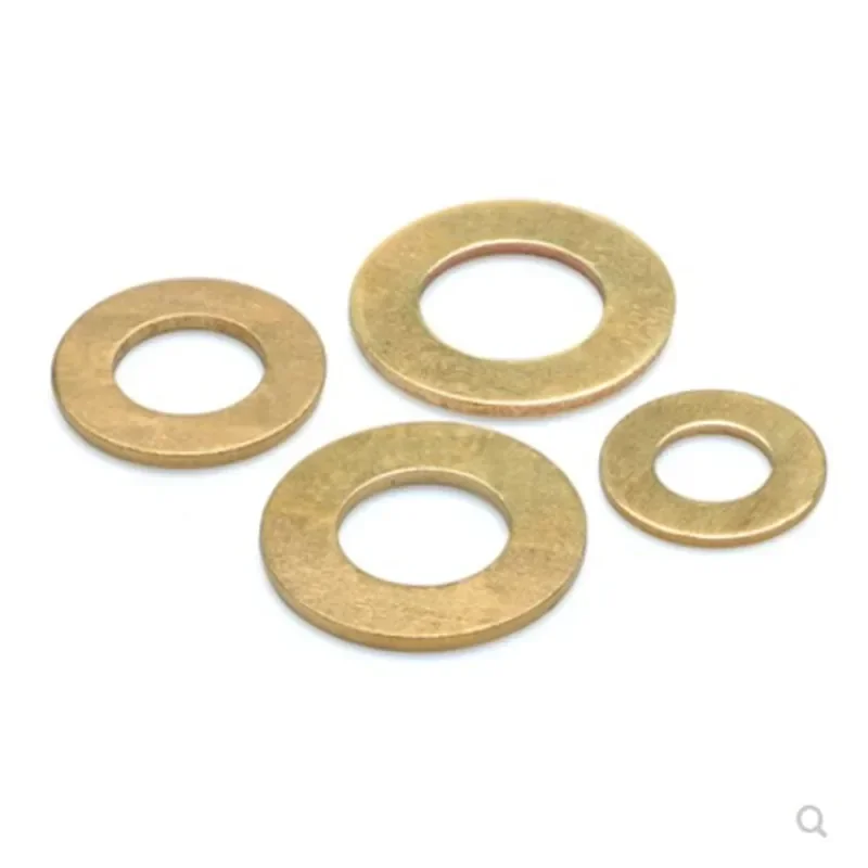 1-100pcs GB97 Solid Brass Flat Washers Flat Washers High Quality M2 M2.5 M3 M4 M5 M6 M8 M10 M12 M14 M16 M18 M20