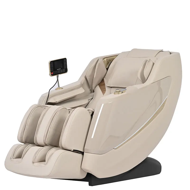 

Modern Beige Massage Chair for Whole Body Care Relax Chair AI Control Heating Massage Chairs Electric Massage Zero Gravity