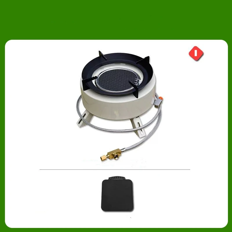 キャンプ用ガスストーブ、防風カセットストーブ、ピエゾ点火付き、屋外用ポータブル折りたたみ式ストーブバーナー