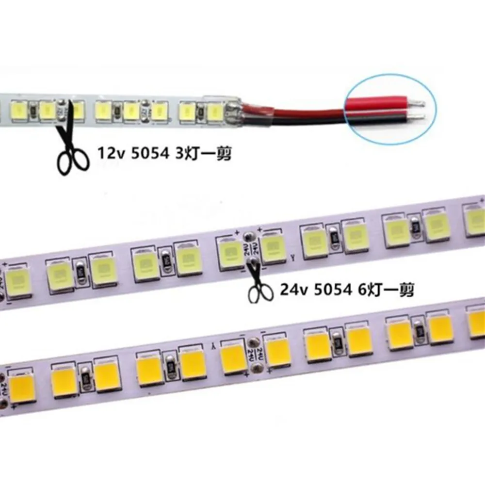 5 m/rolka listwa oświetleniowa LED 5054 120LED/M12VRGB biały czerwony zielony niebieski elastyczne światło do dekoracji pokoju podświetlenie