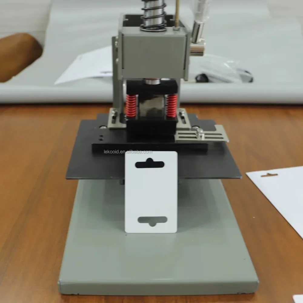 

Handlebar 8mm plastic film paper hole punching machine