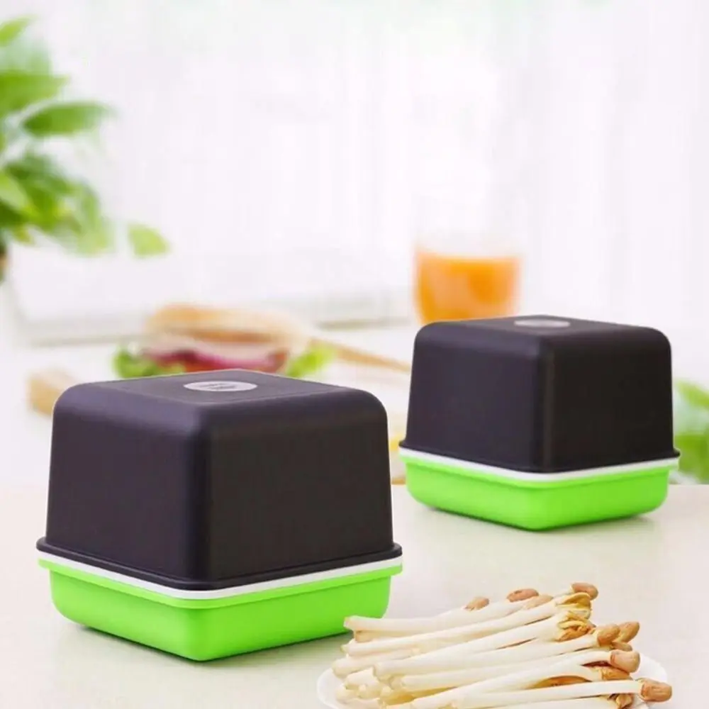 통기성 식물 땅콩 수경 콩나물 정원 용품, 묘목 트레이, 새싹 심기 냄비, 새싹 심기 상자, 4 개