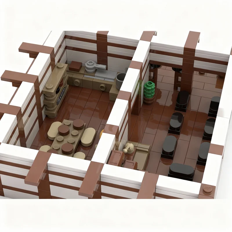 2689 stks MOC Zen Tempel Architectuur Model Bouwstenen Speelgoed Kerstcadeaus DIY Creatief Monteren Onderwijs Kinderen Idee Baksteen