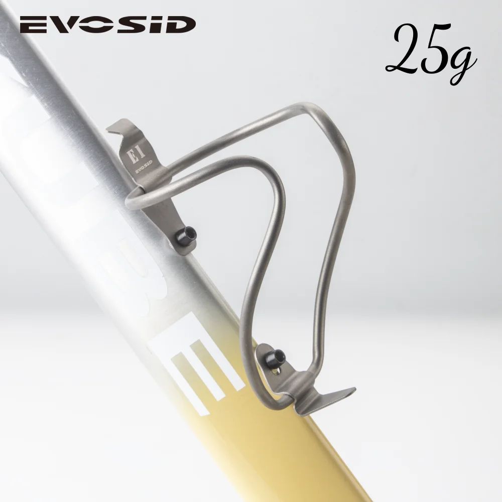 EVOSID Bicycle Bottle Holder Mtb Cup Holder Water Bottle Cage Titanium Alloy Mountain Road Bike Flask Holder Bicycle Accessories