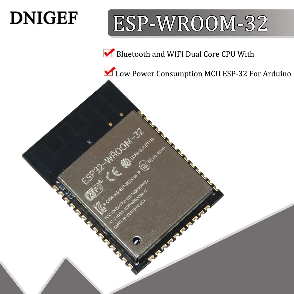 10 PCS ESP-32S ESP-WROOM-32 ESP32 ESP-32 Bluetooth and WIFI Dual Core CPU With Low Power Consumption MCU ESP-32 For Arduino