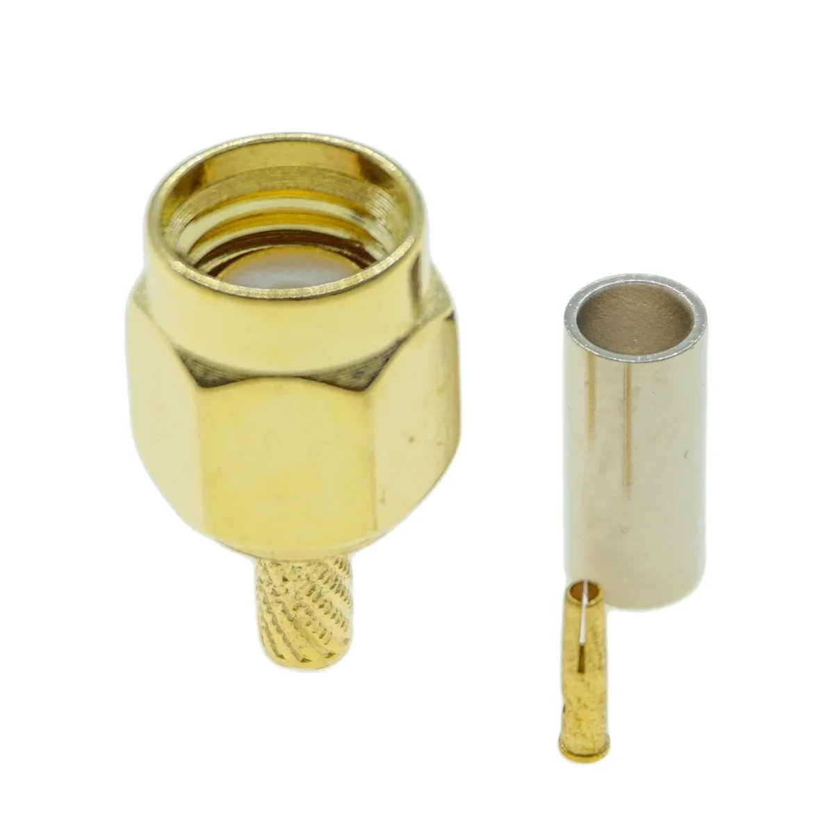 SMA Male Plug SMA Female Jack RPSMA RF Coax Coaxial Connector Crimp right angle LMR100 RG174 RG316 RG58 RG142 RG400 50-3 Cable