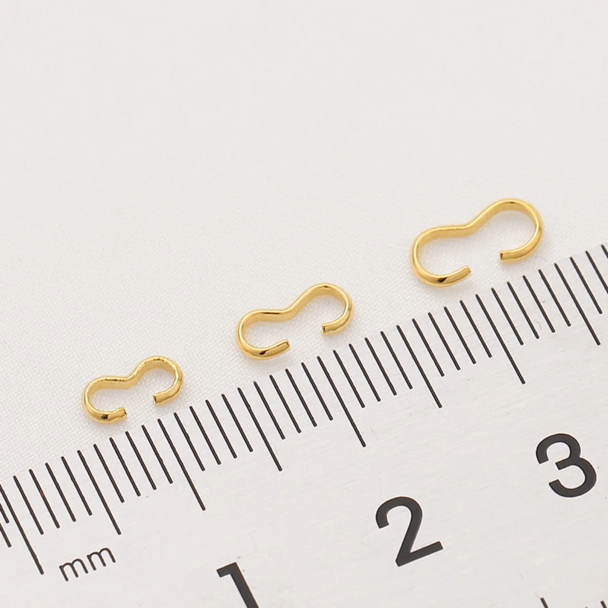 14K Gold Plated Jewelry Connector Buckle Figure‑3 Buckle Figure‑8 Buckle DIY Bracelet Necklace Earring Clasp Jewelry Findings