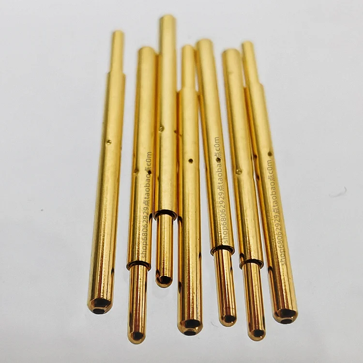 

PA75-J1 Huarong Probe 1x15.8mm Gold Finger Round Head Test Needle 1 # Small Ball Head Spring Needle