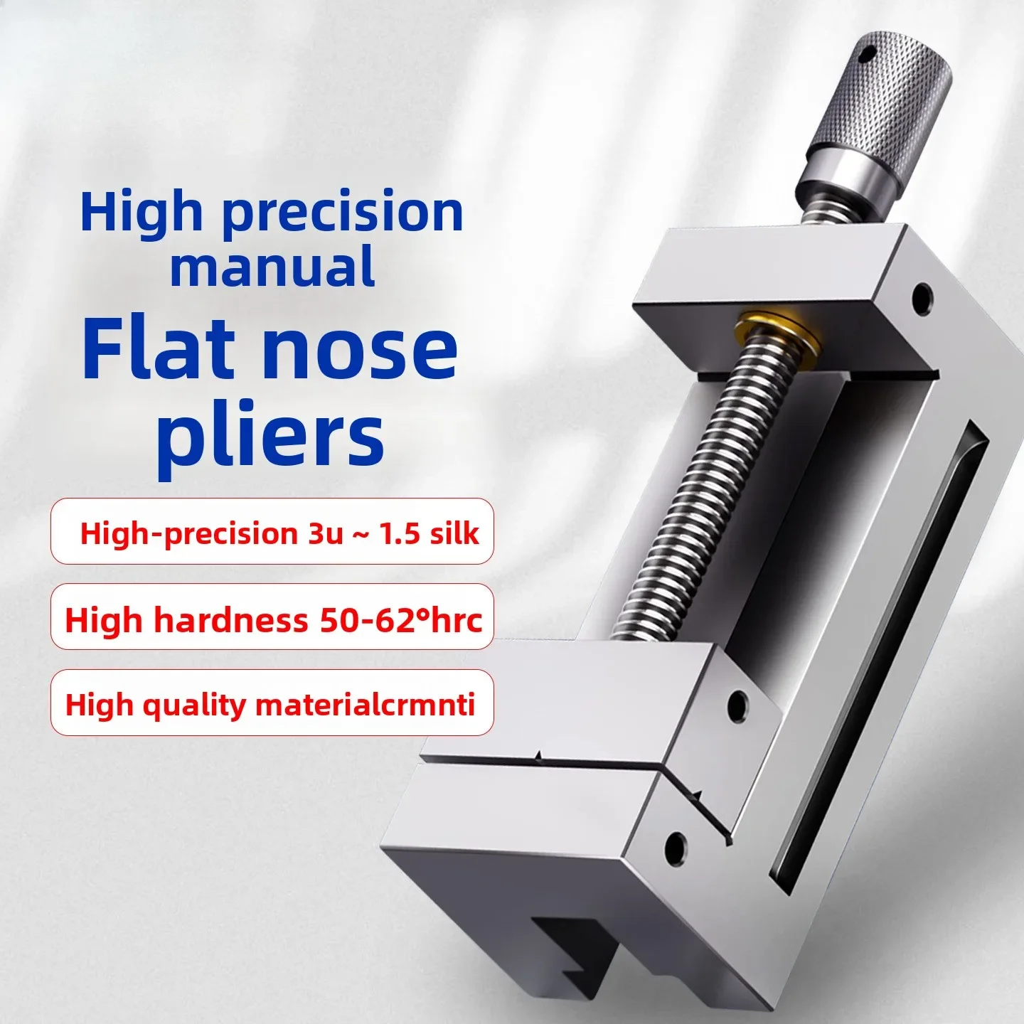 High Precision Flat Mat Grinder Bench Stainless Steel Clamp Manual Industrial Grade Right Angle