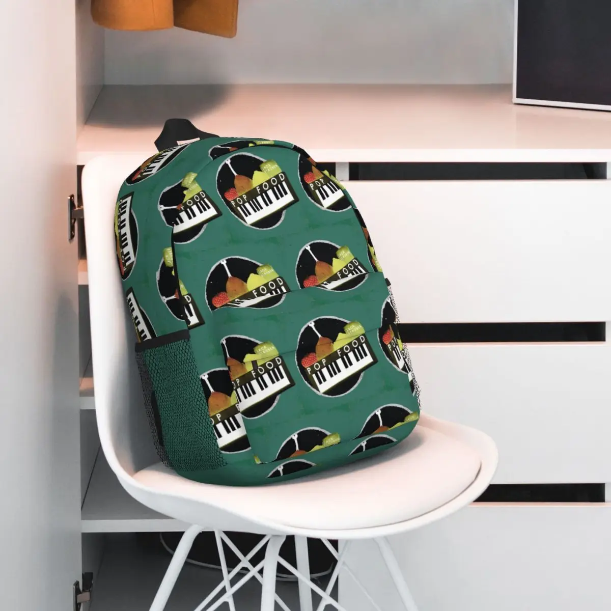 Jack Stauber Pop Food Album Cover Backpack Hot Sale Daypack Large Capacity Boys Girls BookBag Shoulder Bags Men Women School Bag