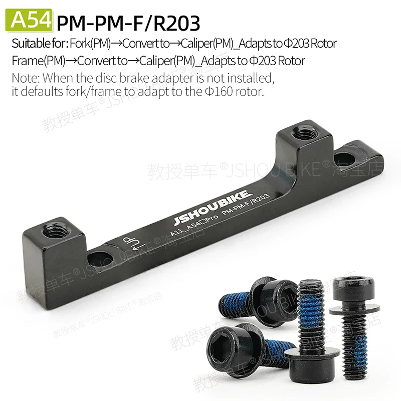 PM/IS MTB Scheibenbremse Mount Adapter 140mm 160mm 180mm 203mm Rotor Mountainbike Gabel Rahmen hinten Bremssattel Konverter Für Shimano