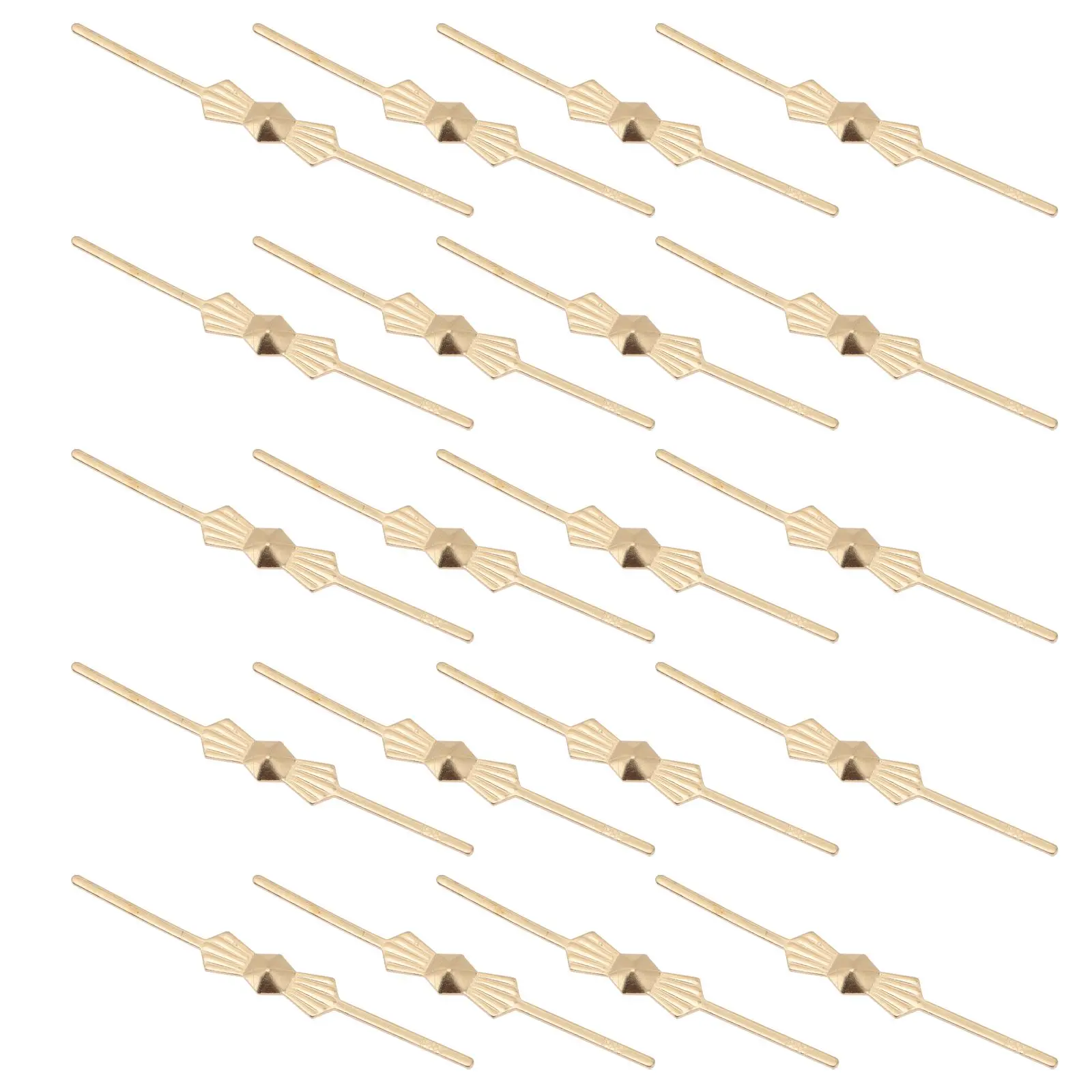 

200 Pcs Crystal Bead Curtain Buckle Chandelier Parts Metal Hanging Connectors Gold Color Safe Material Removable Extend Life