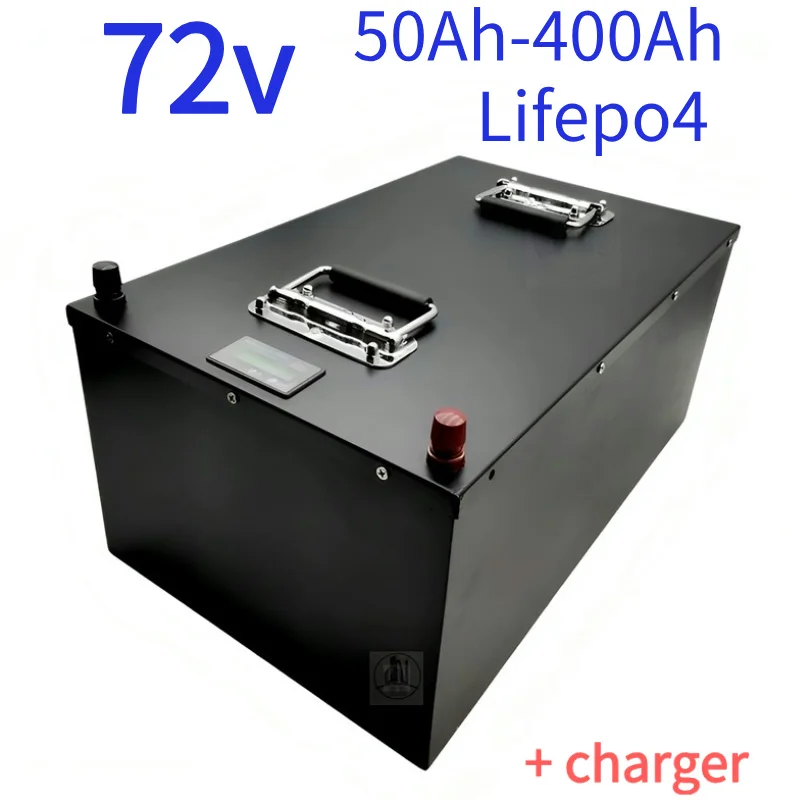 DS Lifepo4 72V Rechargeable Battery for Tricycle Motorcycle Scooter EV High Capacity 50Ah 5000W up to 400Ah 7KW 14KW Suitable