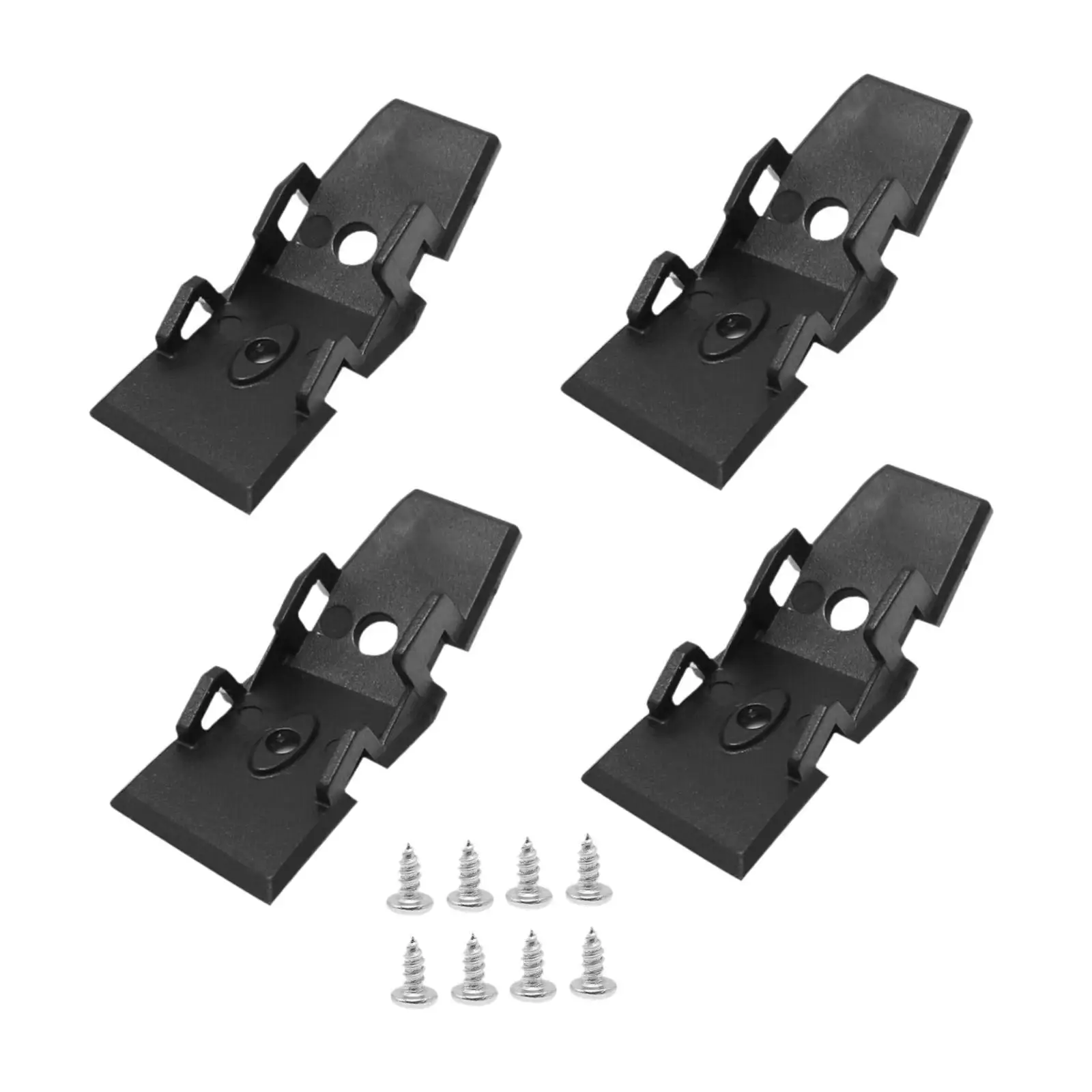 4Pcs Car Pull Strap 2 Door Repair Set with 8Pcs Fixing Screws Replacement for