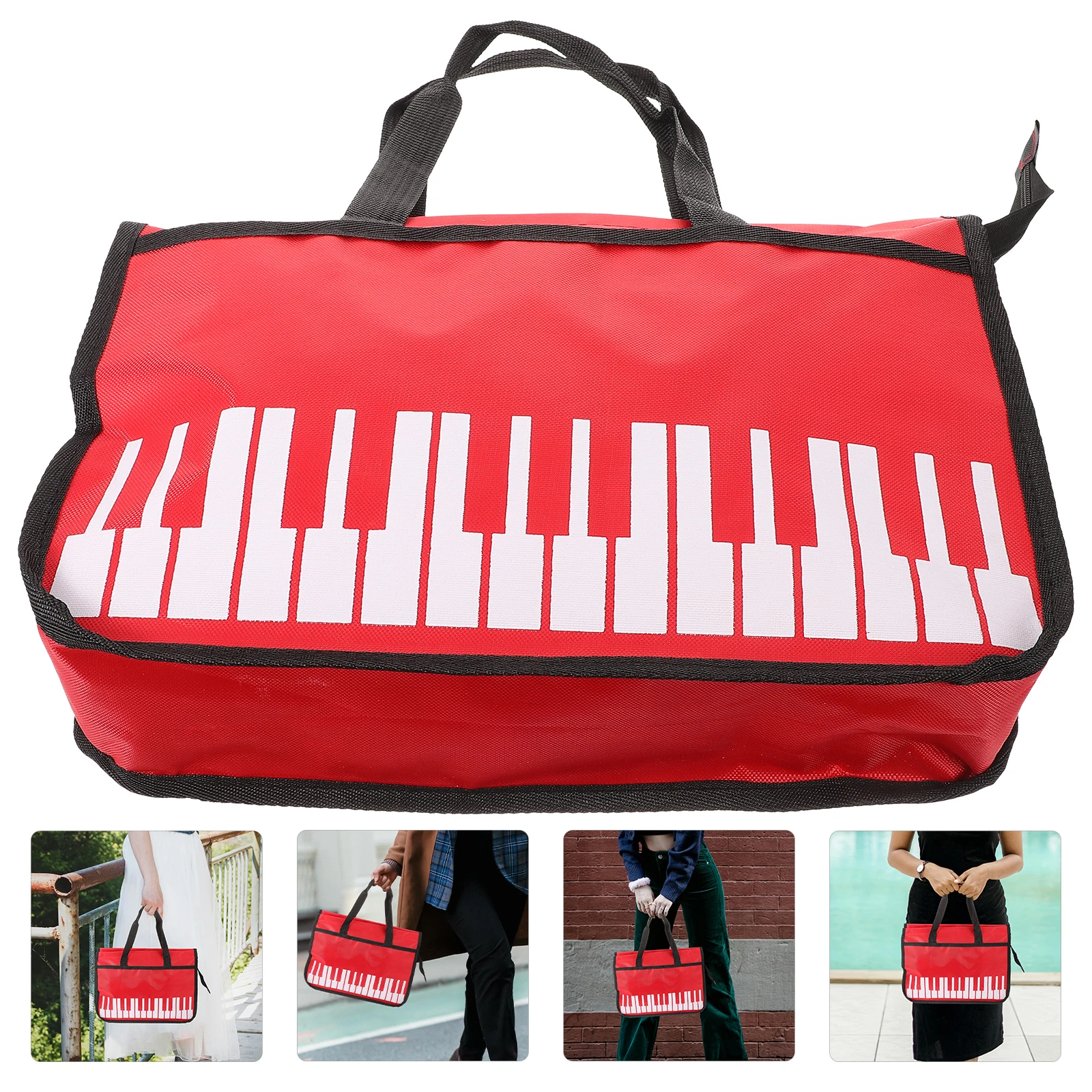 

Sheet Instrument Holder Oxford Fabric Case Violin Display Book Folder Note Page Storage Bag Score Accessory