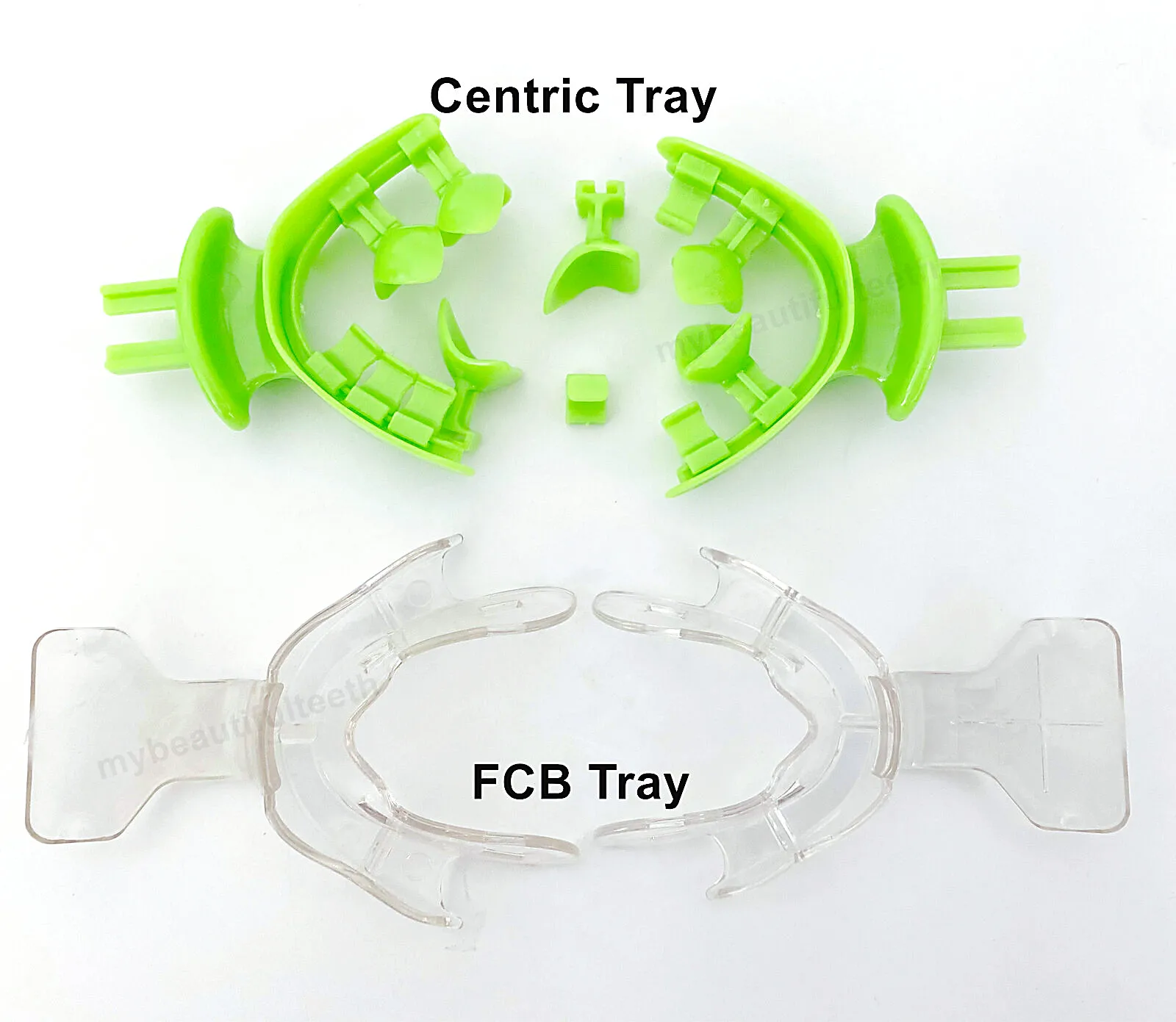 

1Set Dental Centric Tray Edentulous Impression Bite Registration Trays FCB Tray Frame Cut UTS Facebow Mounting Articulator