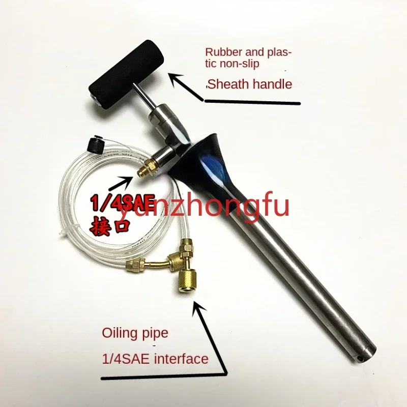 Imagem -04 - Pistola de Reabastecimento de Óleo Bomba de Enchimento Ferramenta de Refrigeração Compressor Manual de ar Condicionado Central