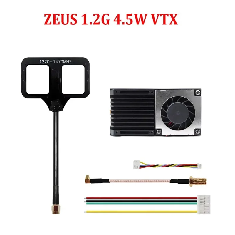 VTX 8CH 1.2G 4.5W 25Mw 800Mw قابل للتحويل 2-8S لوحدة إرسال الفيديو الطائرة بدون طيار FPV طويلة المدى