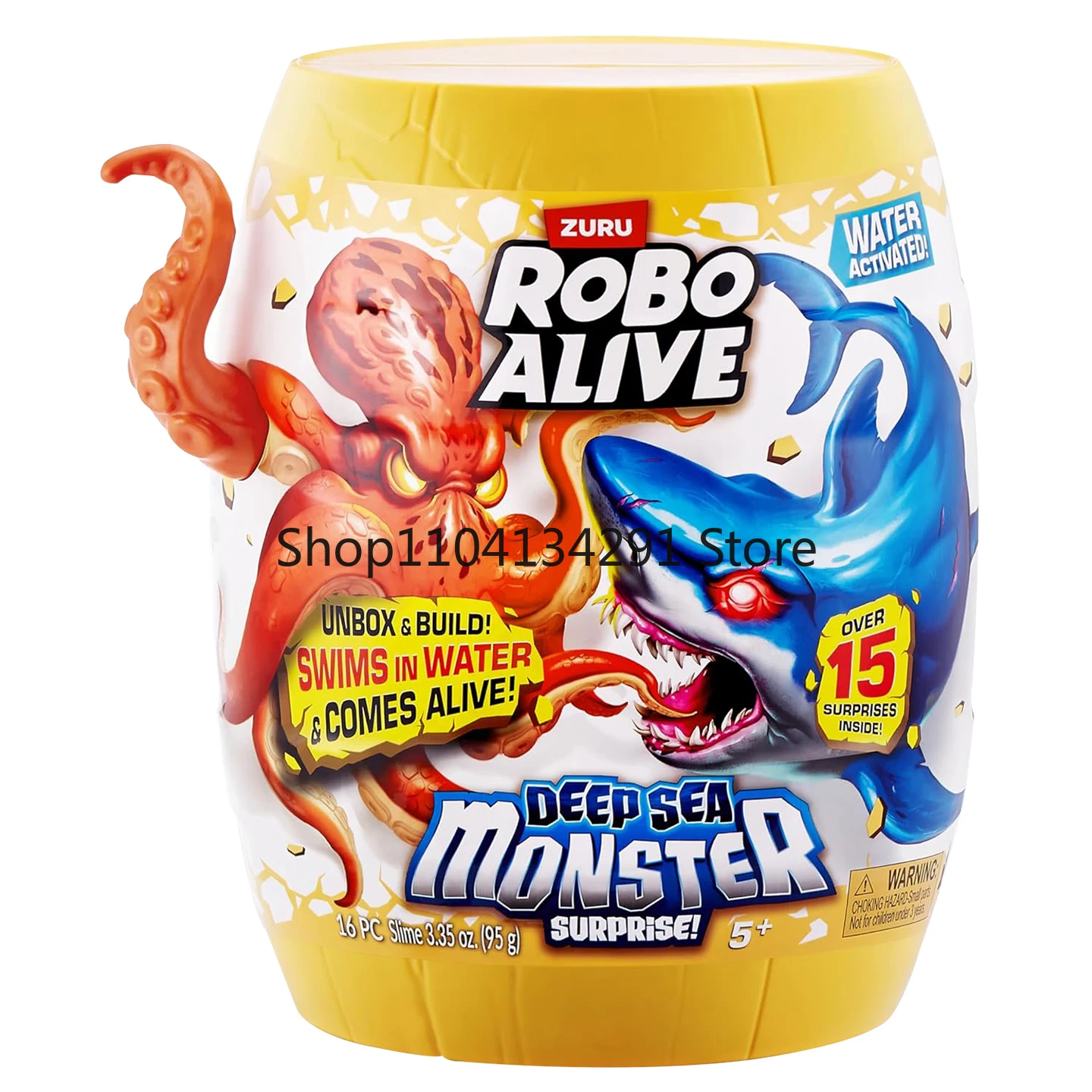 Nouvelle Surprise ZURU Robo Alive série bionique monstre de la mer profonde Megalodon requin nouvelle tendance jouer boîte aveugle enfants jouet garçon cadeau