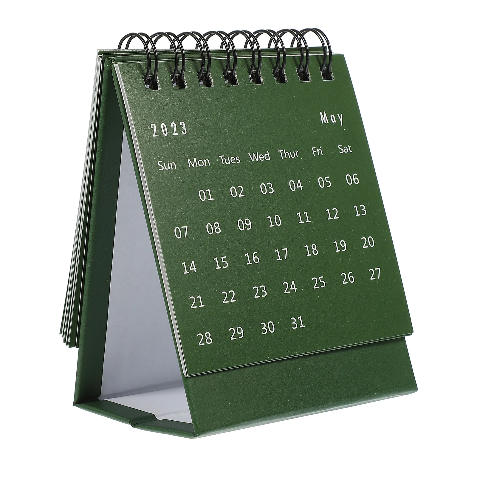 Mini Calendar Small Desk Clear Printed Pages Simple Design Office Home Hotel Planning Schedule Decor 2023