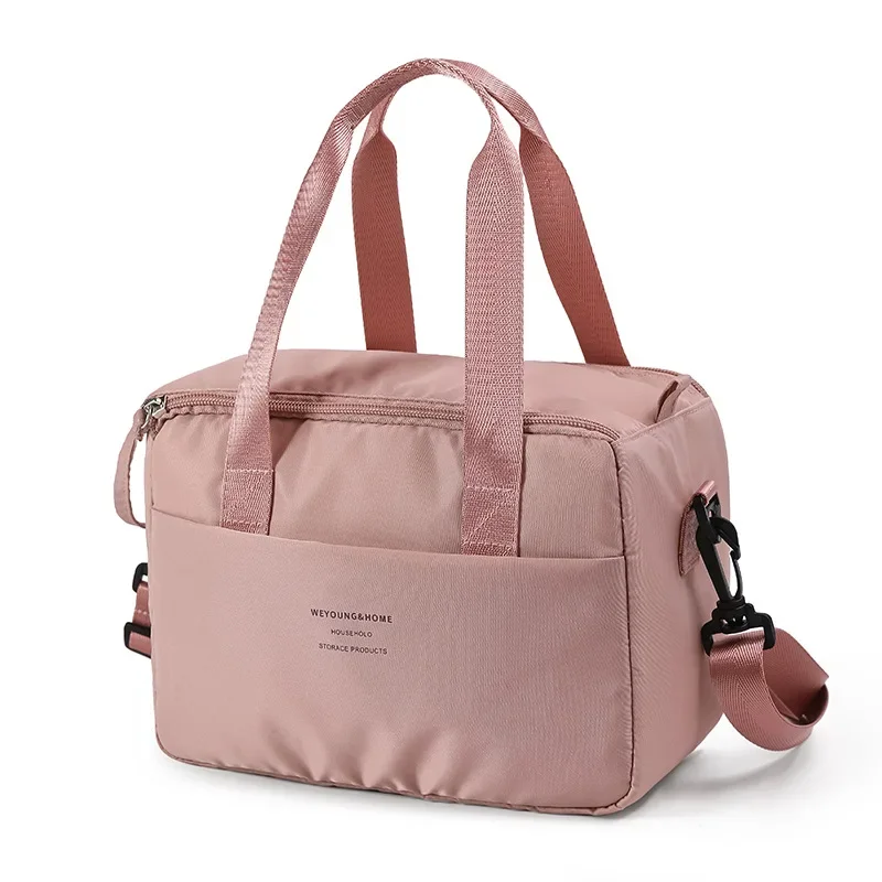 Lancheira Isolada Térmica Portátil para Mulheres OL, Bolsa Tote Cooler, Bolsa Bento Impermeável, Office Food Shoulder Bags