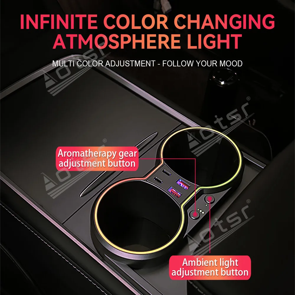 Car Accessories 2025 New Product For Model3/Y Fragrance Expansion Dock Multi-Use Utilize