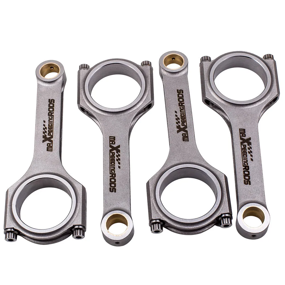 

MaXpeedingrods 4X Connecting Rods for VW Golf MK4 Passat Audi TT 1.8T 144mm 19mm Pin ARP Bolts
