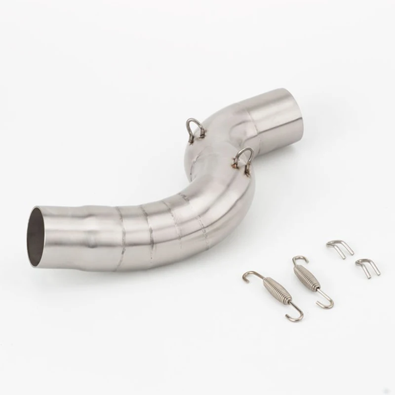 ZX6R ZX-6R 636 Motorcycle Carbon Fiber Exhaust Muffler Mid Link Pipe for Kawasaki ZX6R 2007-2008 636 2004-2008