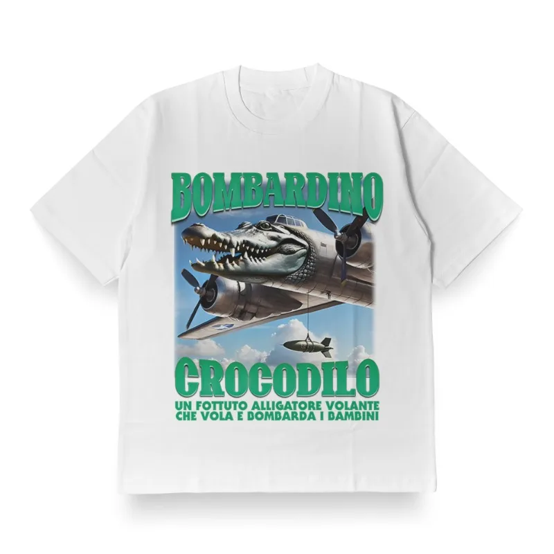 الرجال النساء القطن قصير الأكمام Y2k بلايز الصيف تي شيرت رجالي تونغ تونغ الصحور-الإيطالية Brainrot مضحك مضرب بيسبول تي شيرت