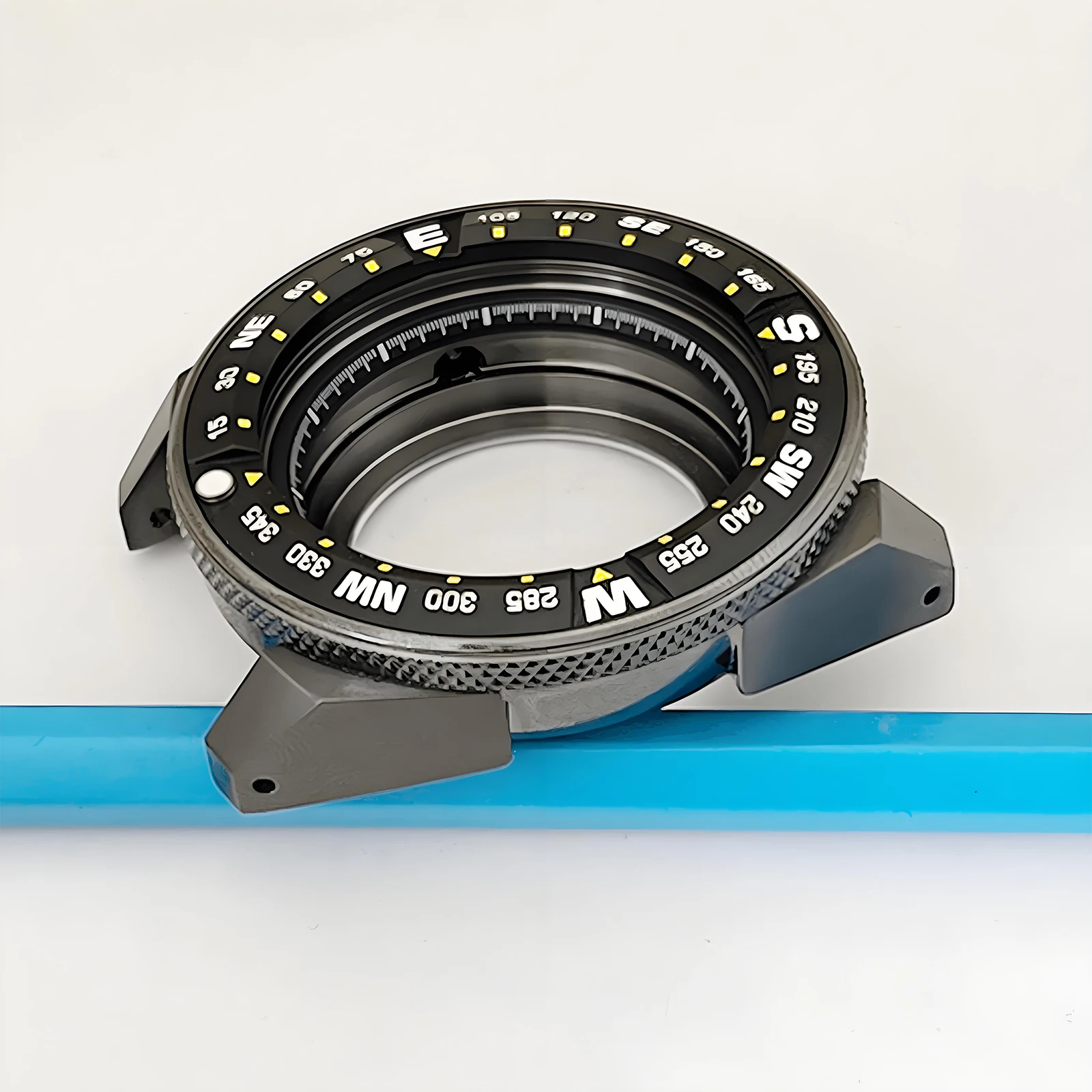 Корпус Mod Gun Grey Samurai NH35 с сапфировым стеклом, подходит для NH34 NH35 NH36 4R 6R, корпуса часов с механизмом