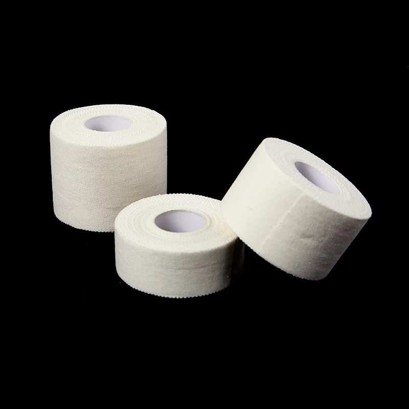 Medical Waterproof Cotton White Premium Adhesive Tape Sport Binding Strain Injury Care Support Physio Muscle Elastic Bandage