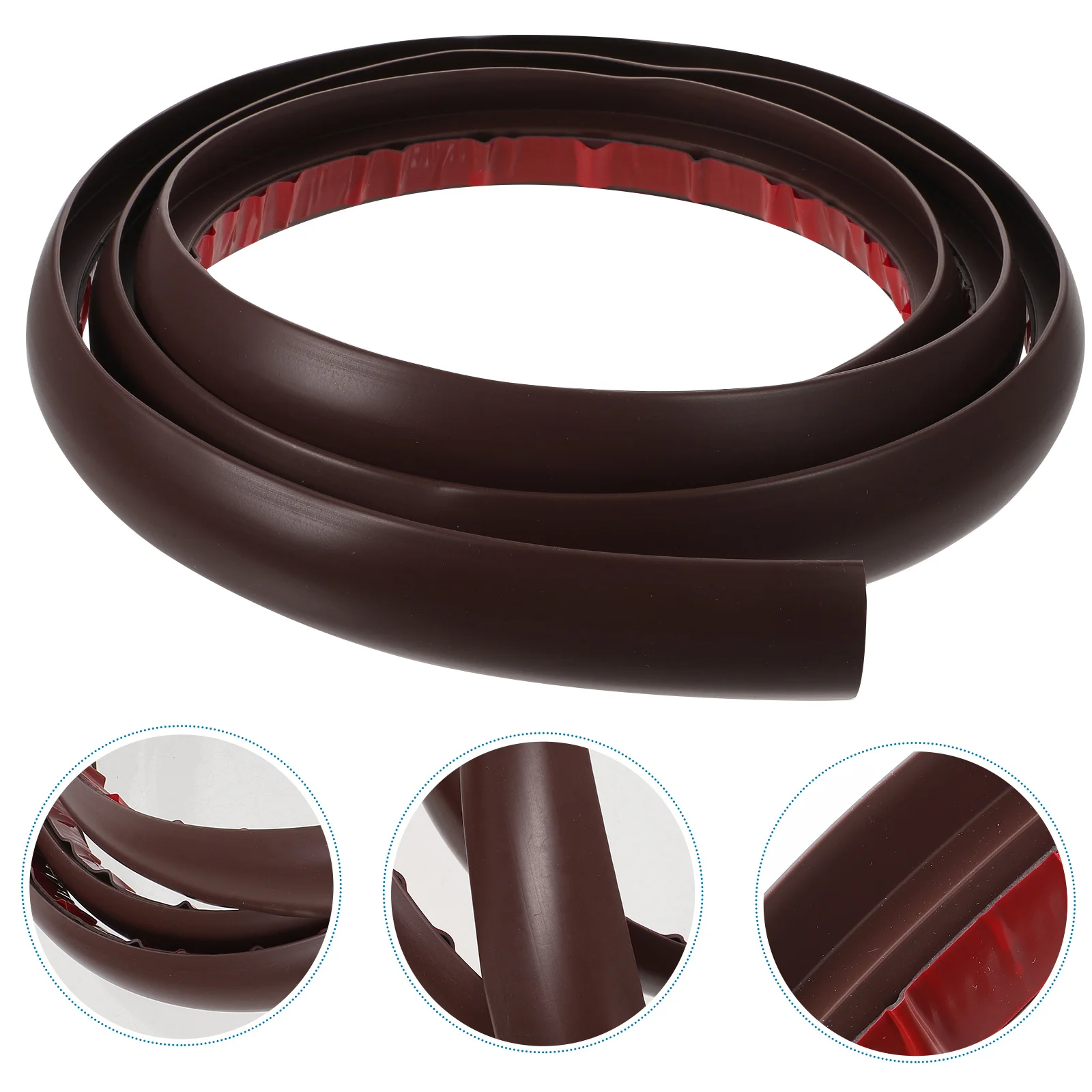Floor Transition Strip PVC Flexible Durable Self Adhesive Decorative Covering Strip Doorway Vinyl Wood Flooring Repair