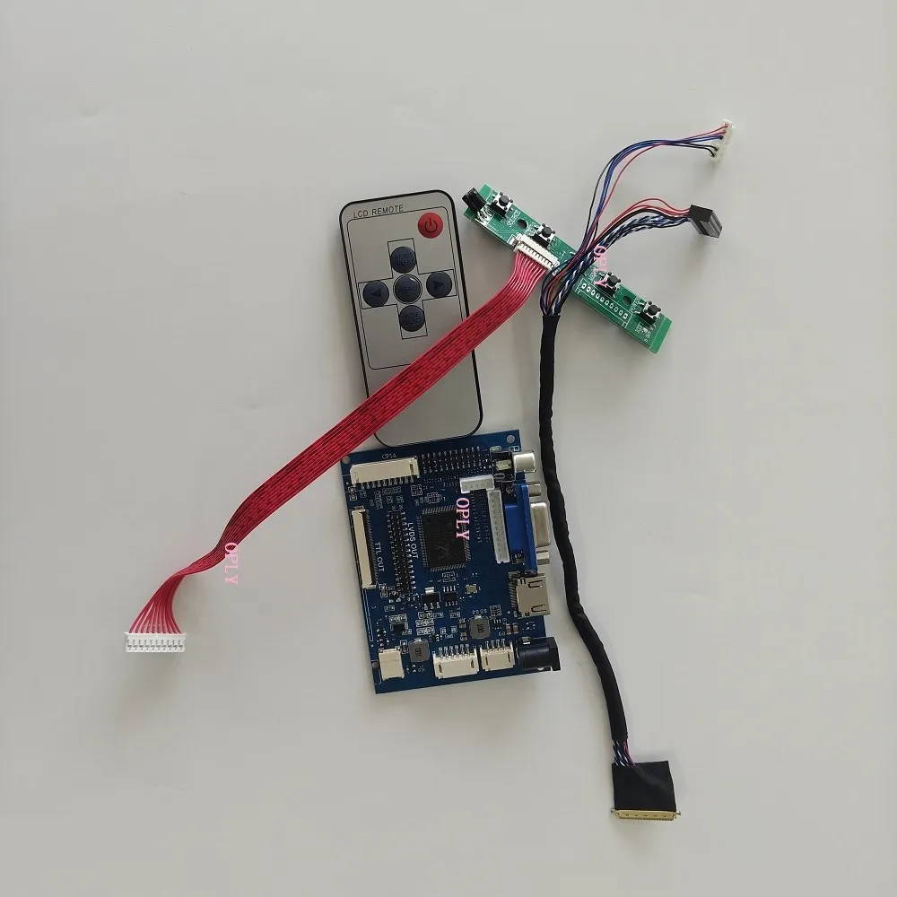

Для B156XTN02.0 B156XTN02.2 B156XTN02 15,6 "1366 × 768 40-контактный дисплей ЖК-панель Плата контроллера WLED VGA AV HDMI-совместимый комплект