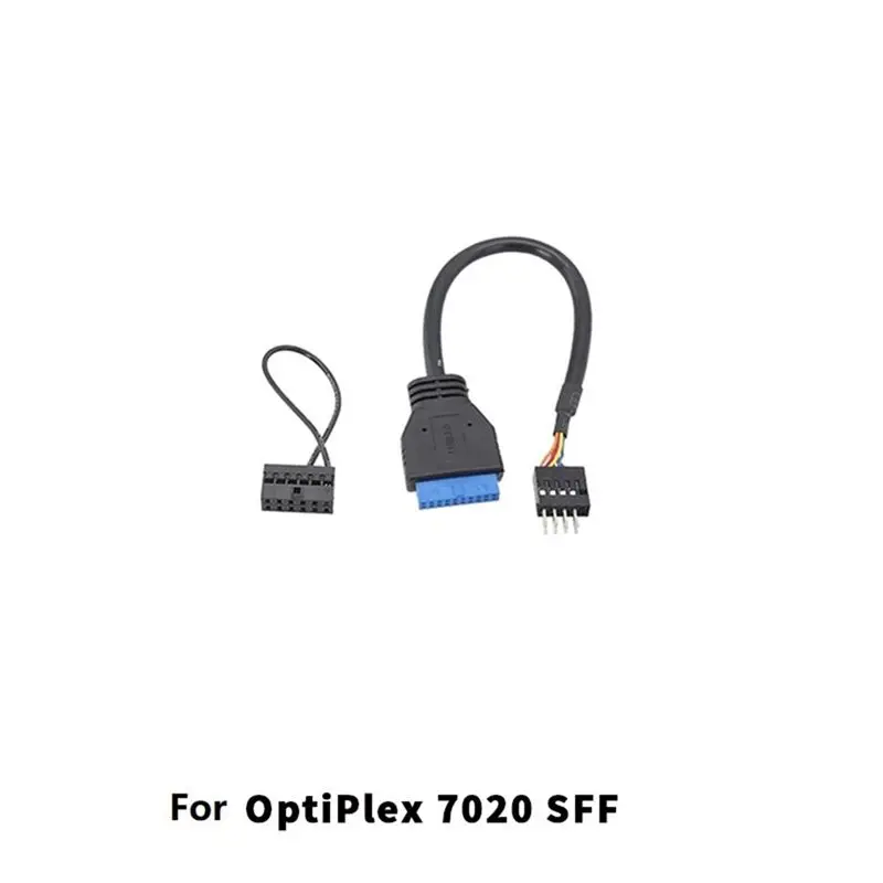 AED6-For DELL Optiplex 7020 SFF Motherboard ATX Adapter Cable Front Audio Shielded USB Switch Cable