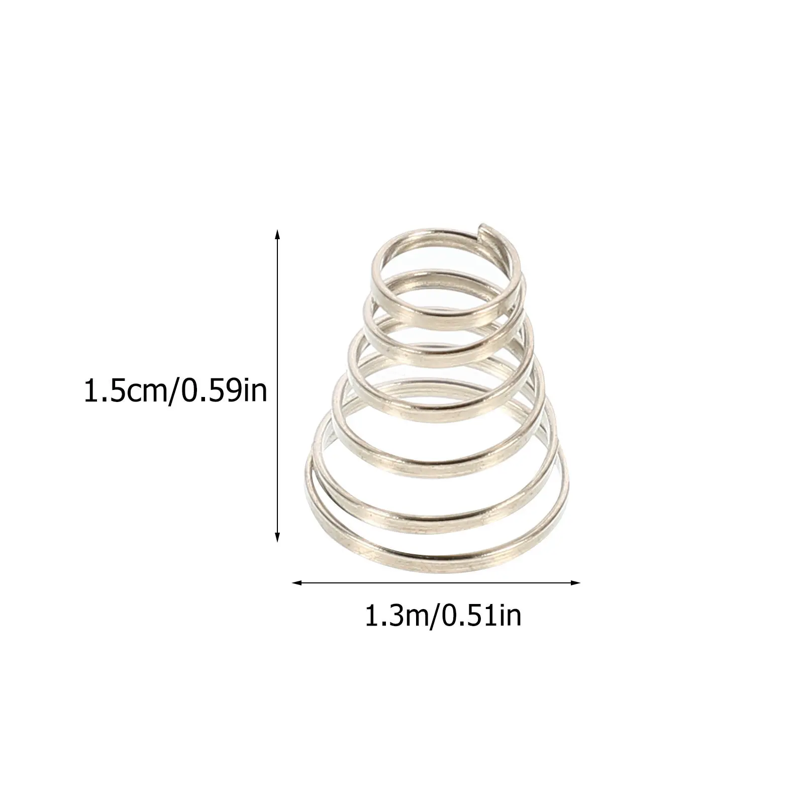 24Pcs Quick Release Bike Wheel Skewer Springs Stainless Steel Mtb Accessories Replacement Springs for Front Rear Wheel Hubs