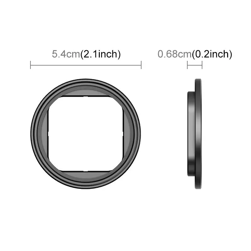 PULUZ for Insta360 Ace Pro 2 Filter Holder Metal Protective Filter Frame Filter Adapter Bracket