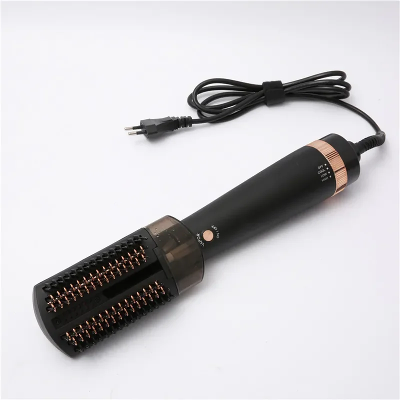 Cross-border 2-in-1 hair dryer comb Roll straight dual-purpose hair straightener Multifunctional steam straightener Spray