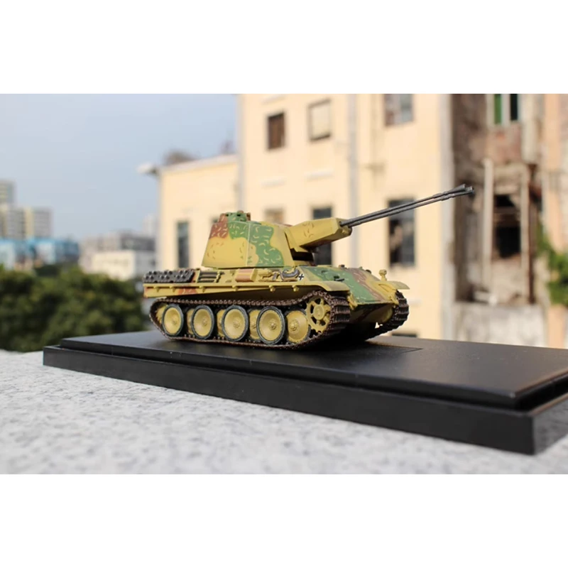 Dragon Diecast 1:72 Leopard Tank Western Front 1945 Plastic Simulation Tank Model Collection Decoration Gift Toys Static Display