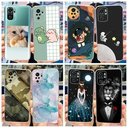Case For Redmi Note 10 Case Note 10S Silicone Soft Clear Protector Cover For Xiaomi Redmi Note 10 Pro 10 Pro Max Astronaut Funda