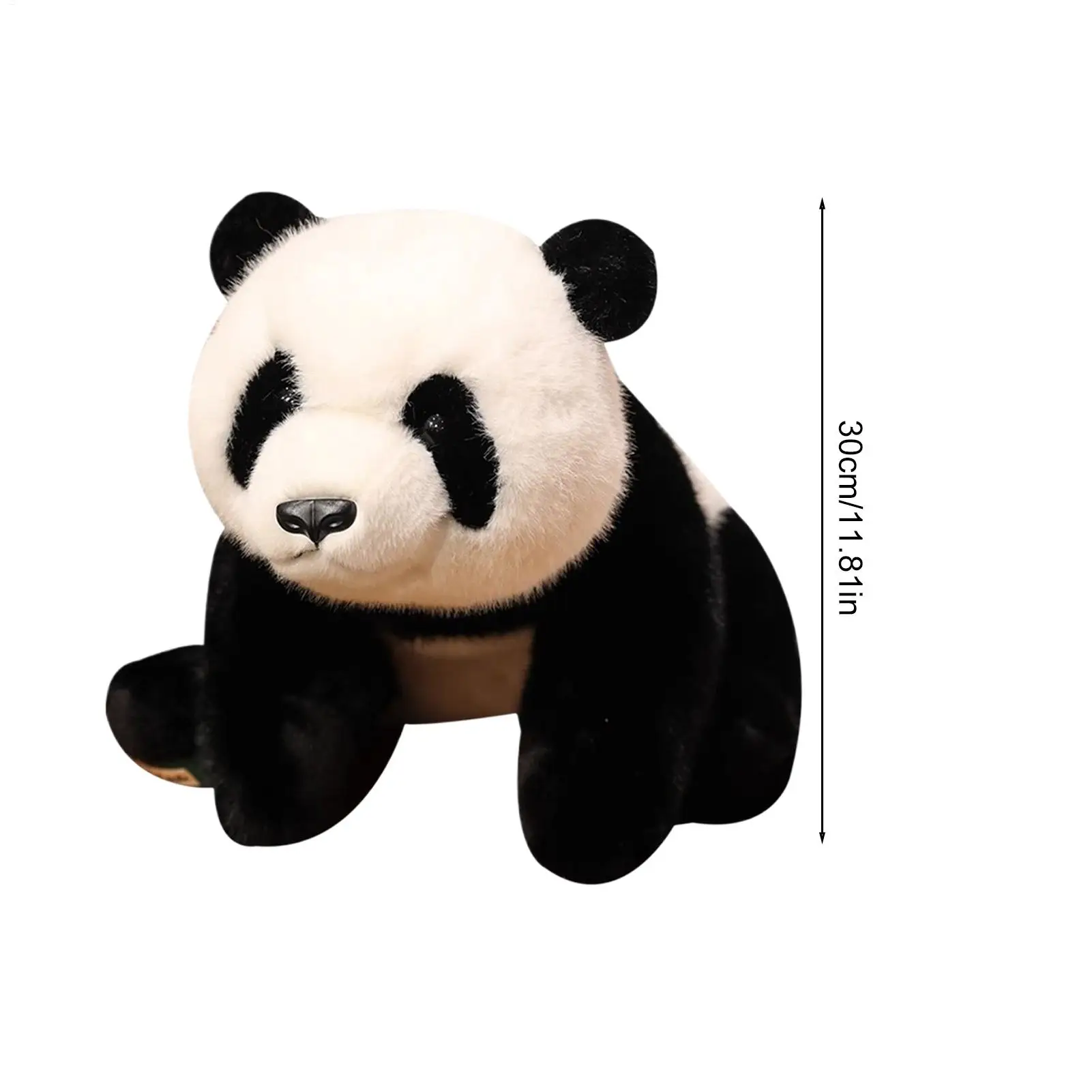 دمى حيوانات قطيفة للأطفال دمية حيوانات محشوة قابلة للاحتضان وسادة رمي الباندا القطيفة للنساء والرجال والبنات والأولاد والمراهقين والكبار #6