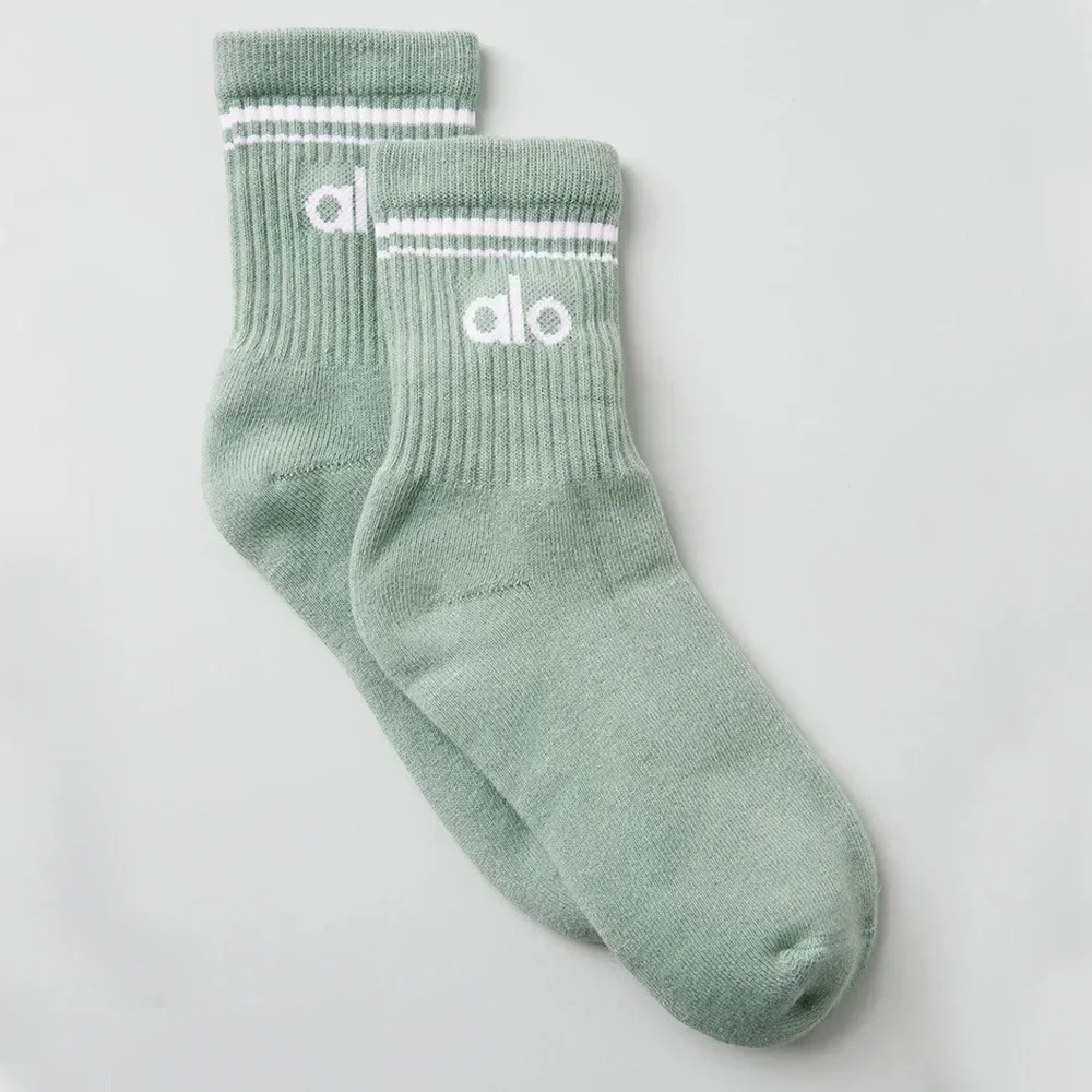 Retro Cotton Yoga Sports Sock Medium Long Socks Pilates Fitness Sports Four Seasons Socks Women\'s Yoga Medium Sock