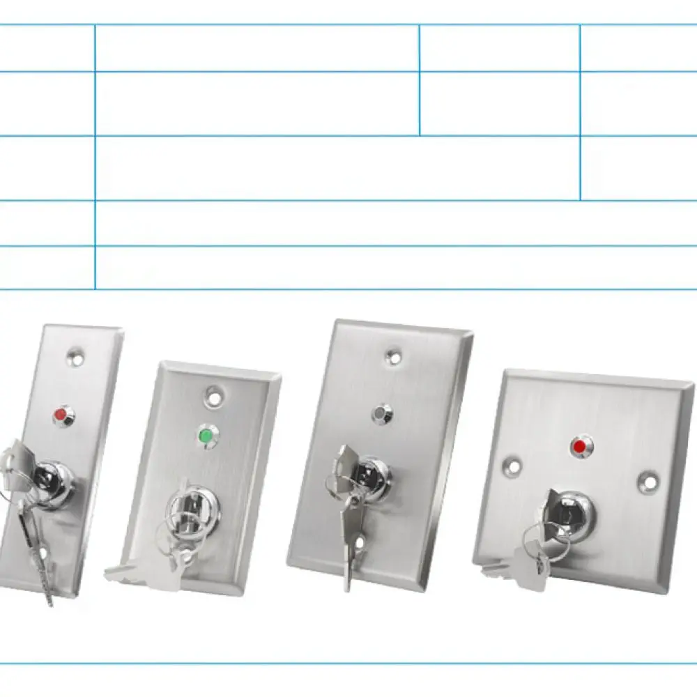For Feiluotuo S86KLC Key Switch Industrial Emergency Control Unit Security Signal Access System 86x86mm