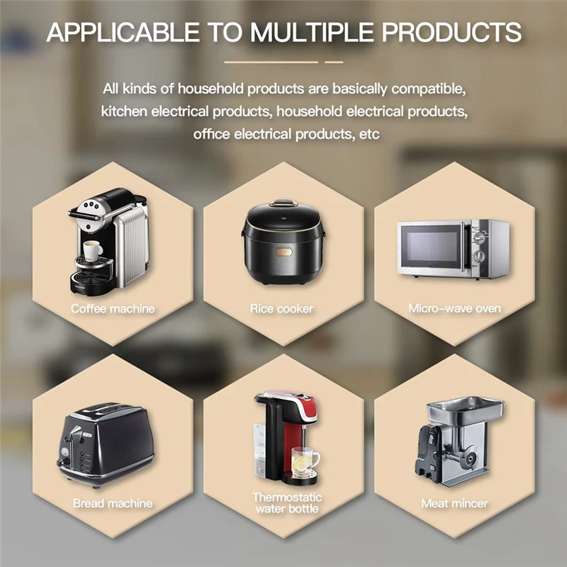 AF93-4 шт. органайзер для шнура для кухонной техники, держатель для намотки шнура, органайзер для подставки, миксера, кухонных гаджетов