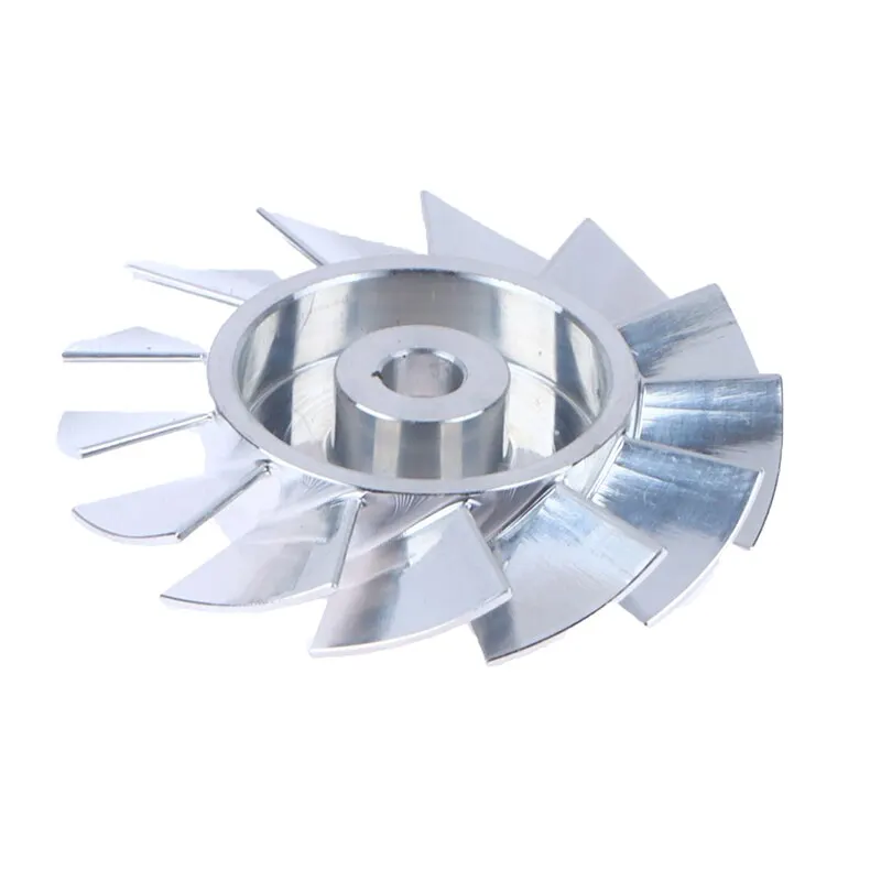 Durable Hair Dryer Parts 27mm Aluminum Fan Blade Impeller CNC Machined High Precision Aluminium Impeller Repair Accessory