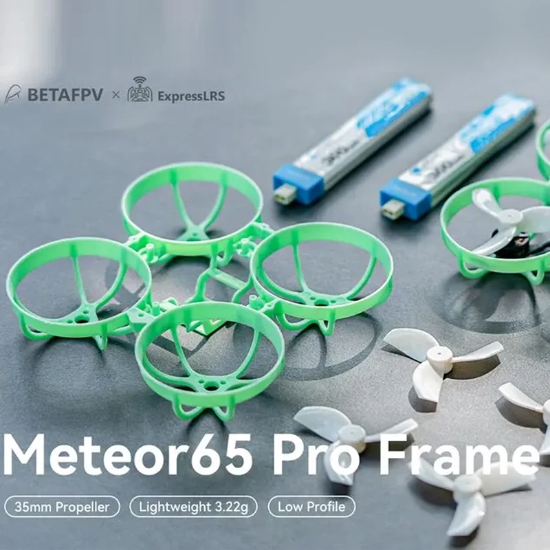 1/2PCS BETAFPV Meteor65 Pro Brushless Whoop 65mm FPV Frame KIT PP Material 1S Lipo 0802 Motor For FPV RC Quadcopter Drone 