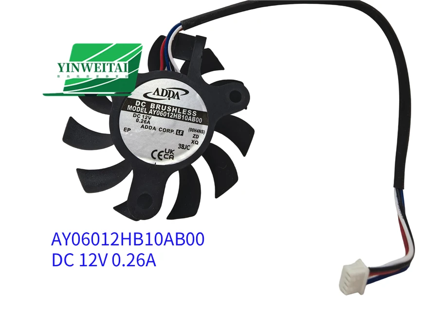 Cooling Fan for AY06012HB10AB00 AD0412MB-G70 DC 12V
