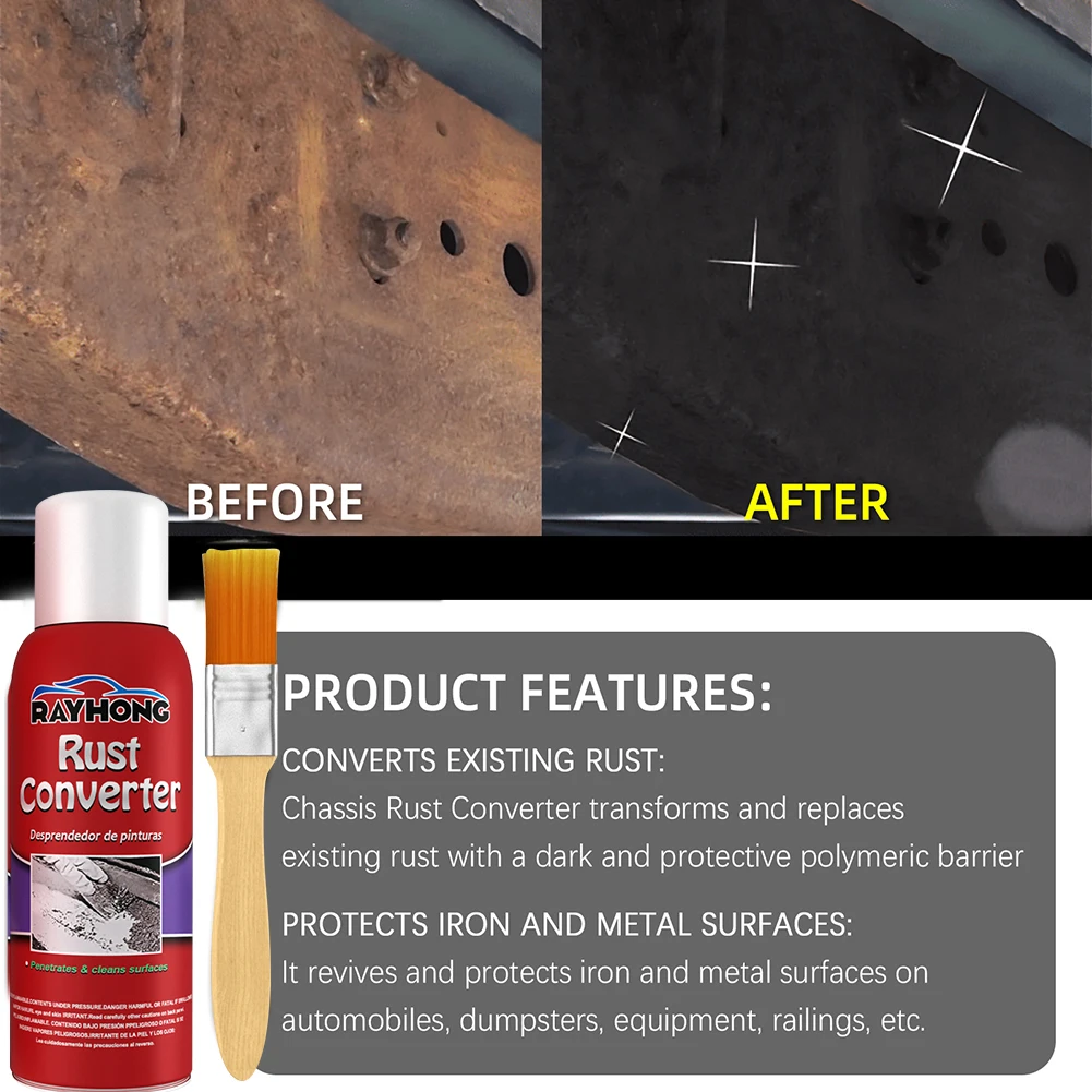 100ml Rust Converter Anti-Rust Inhibitor Metal Surface Paint Cleaner