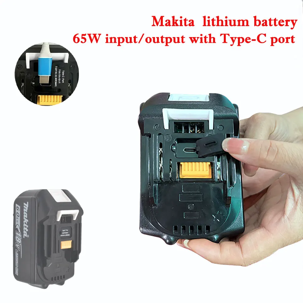 Makita Original 18V Lithium Battery 6AH 3AH 4AH 5AH Battery BL1860 BL1830 BL1840 BL1850 Battery