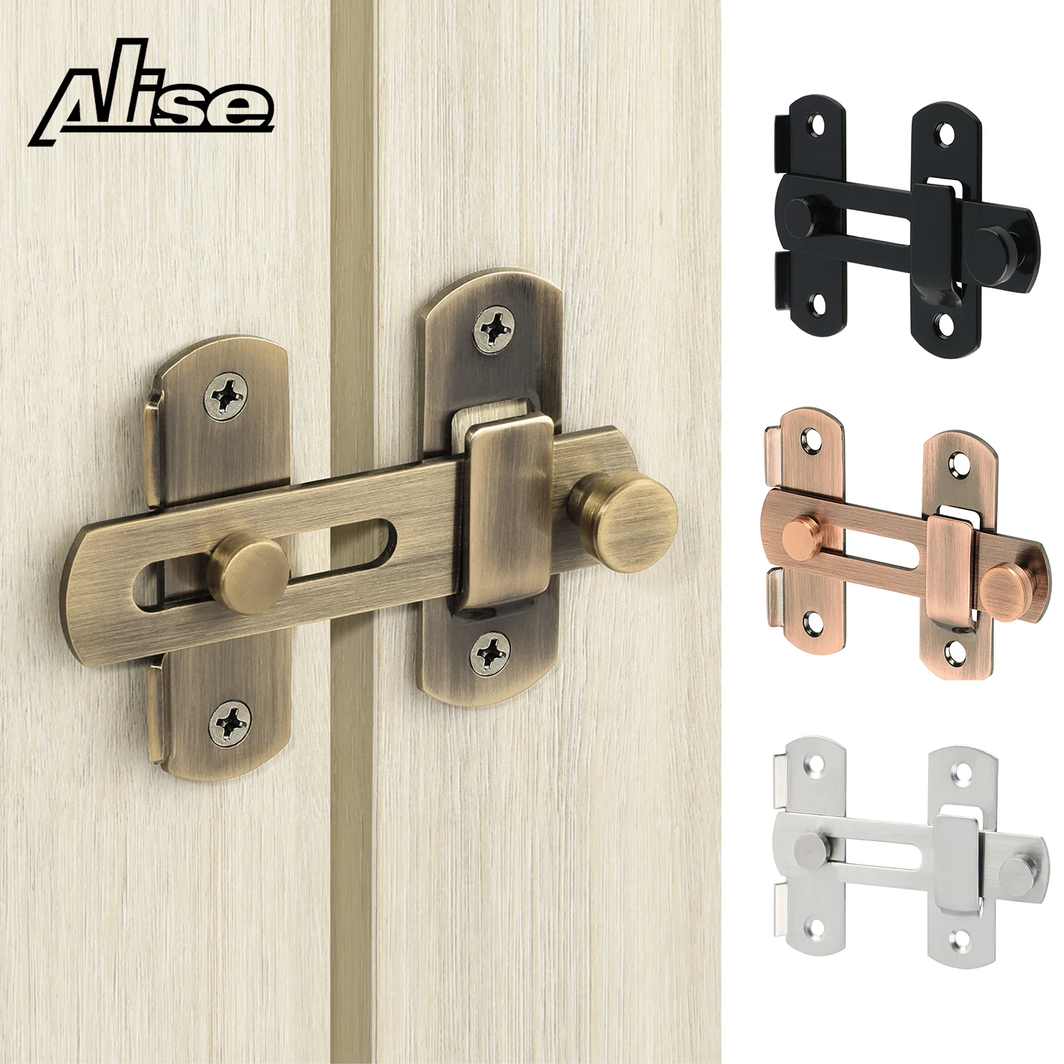 

Thicker Door Latch Locks Slide Gate Latch Door Bolt 304 Stainless Steel Safety Door Bolt Latch Lock Window Lock Home Hardware